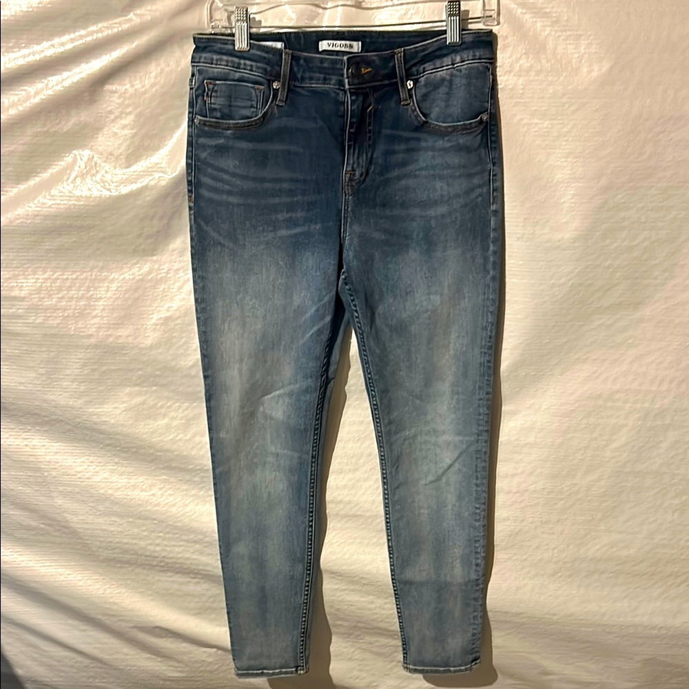 Vigoss Skinny Jeans with Vintage Fade